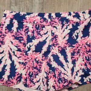 Hazelle Stretch Shorts Women’s 0 Pink White Beyond The Sea Cotton